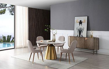 Стол Teresa + 4 стула Franco