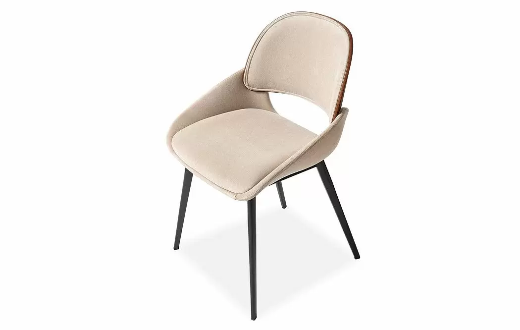 Стул Jerry, бежевый/орех - фото 8