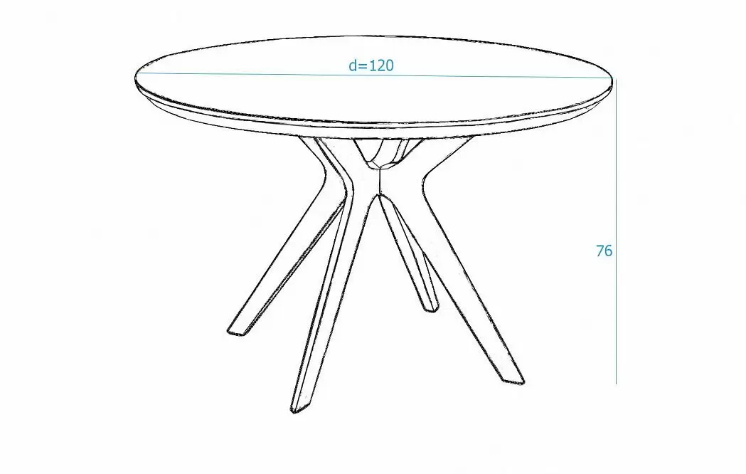 Стол Clark, орех - фото 5