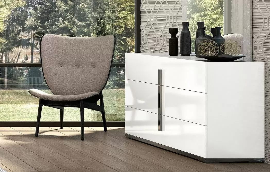 Комод Mara (3 ящика), белый - фото 3