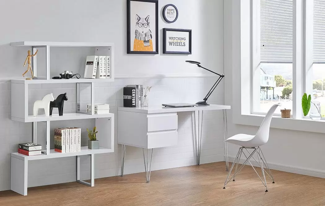 Стол письменный Novum, белый - фото 13