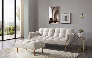 Диван-кровать Annabel, кремовый