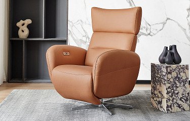 Кресло-реклайнер Star, карамель