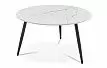 Набор из 2-х столов журнальных Liz, белая керамика