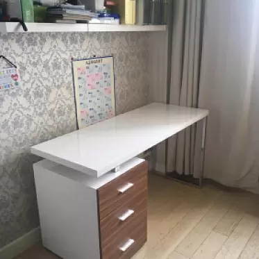 Стол письменный Endeavor, белый/дерево IMG-20191007-WA0002