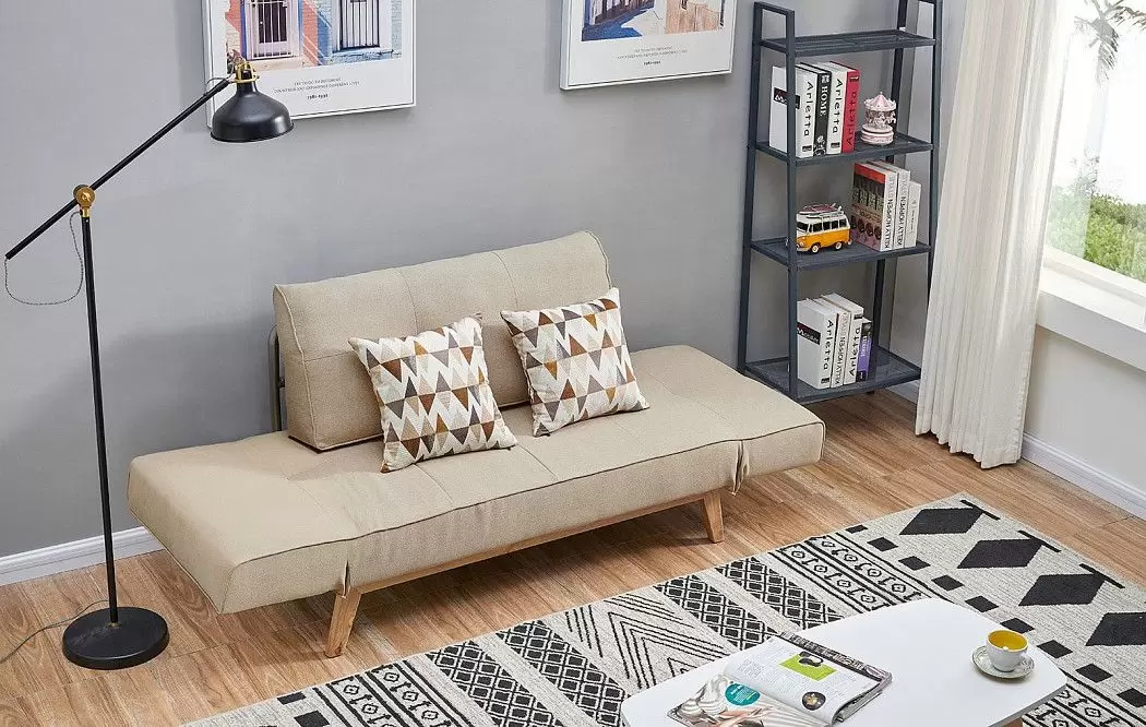 Подушка Quadro Meryl, коричневые ромбы - фото 3