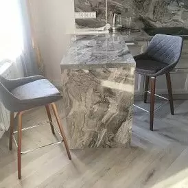 Стул полубарный Joan (65), темно-синий