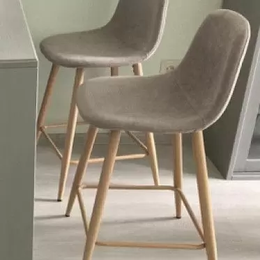 Стул барный Jackson Bar, бежевый/дерево