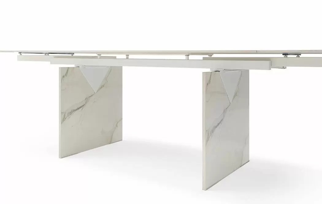 Стол раскладной Santorini 160-240, белая керамика - фото 13