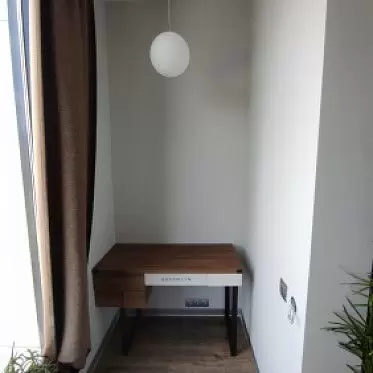 Стол письменный Brooklyn, орех/черный