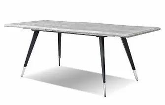 Стол раскладной Dusseldorf 160-200, античный дуб/черный