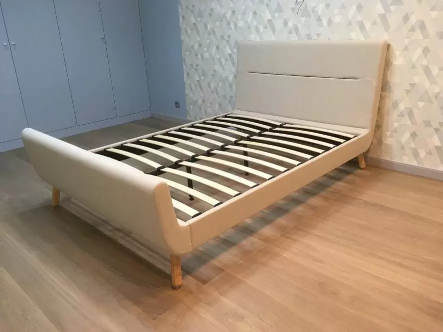 Кровать Borneo 160х200, бежевый - фото 16