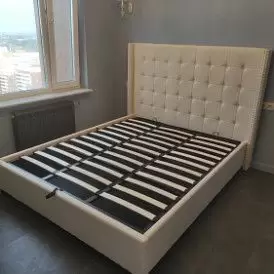 Кровать с подъемным механизмом Vivien 180x200, желтый