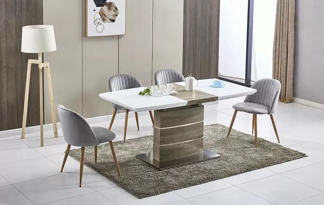 Стул Angela, серый/дерево - фото 2