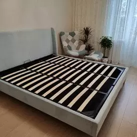 Оттоманка Contour, розовый/белый