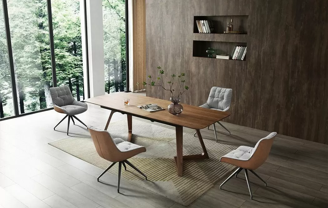 Стол раскладной Sabrina 180-230, орех - фото 20