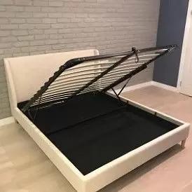 Кровать Carrera 160x200 (с подъемным механизмом), голубой