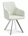 Стул Tori, белый/хром