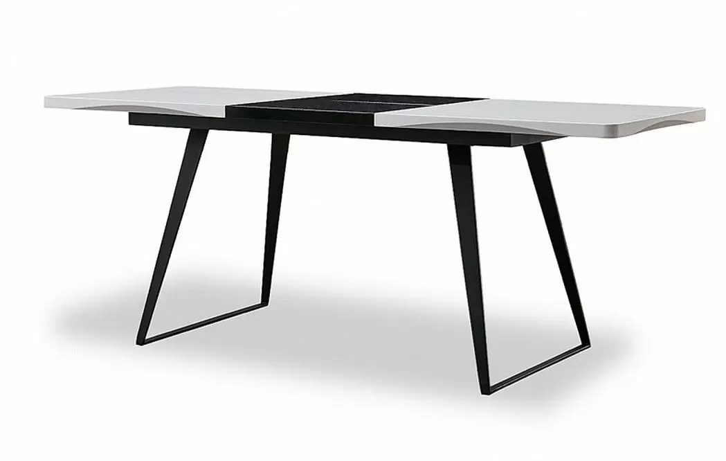 Стол раскладной Vermont, черный/белый