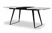 Стол раскладной Vermont, черный/белый