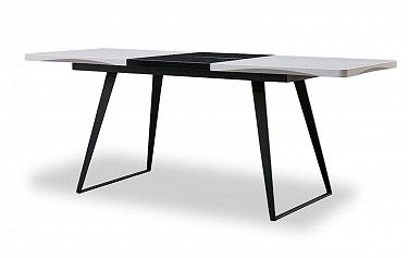 Стол раскладной Vermont, черный/белый