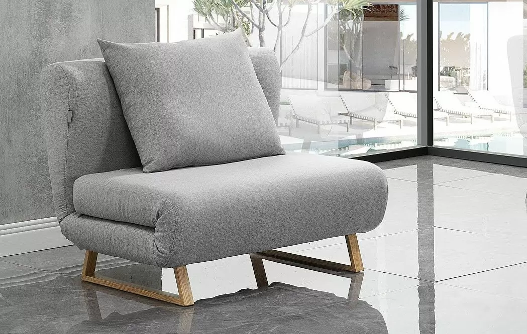 Кресло-кровать Rosy, серый/без принта - фото 4