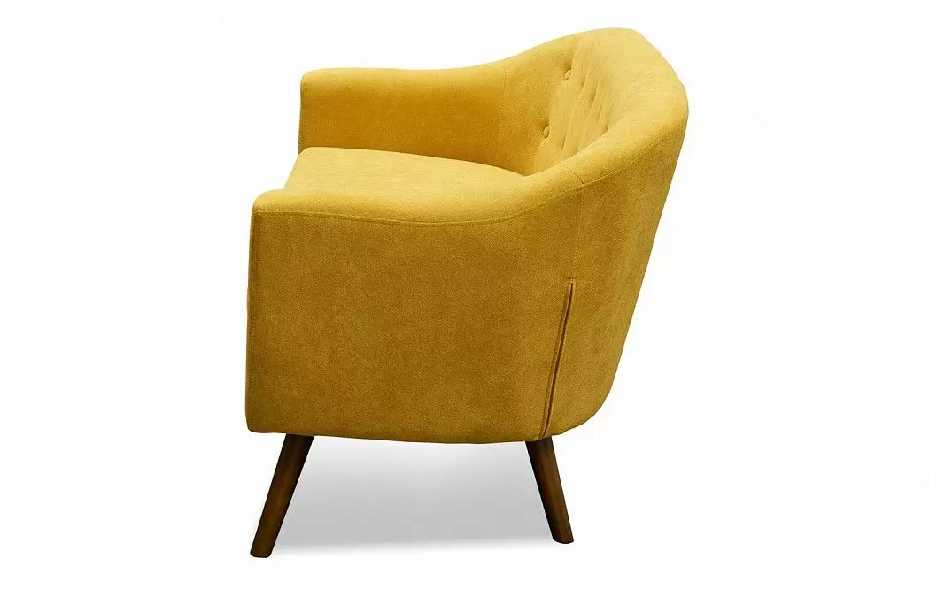 Комплект мягкой мебели Florence, желтый шафран/орех - фото 16