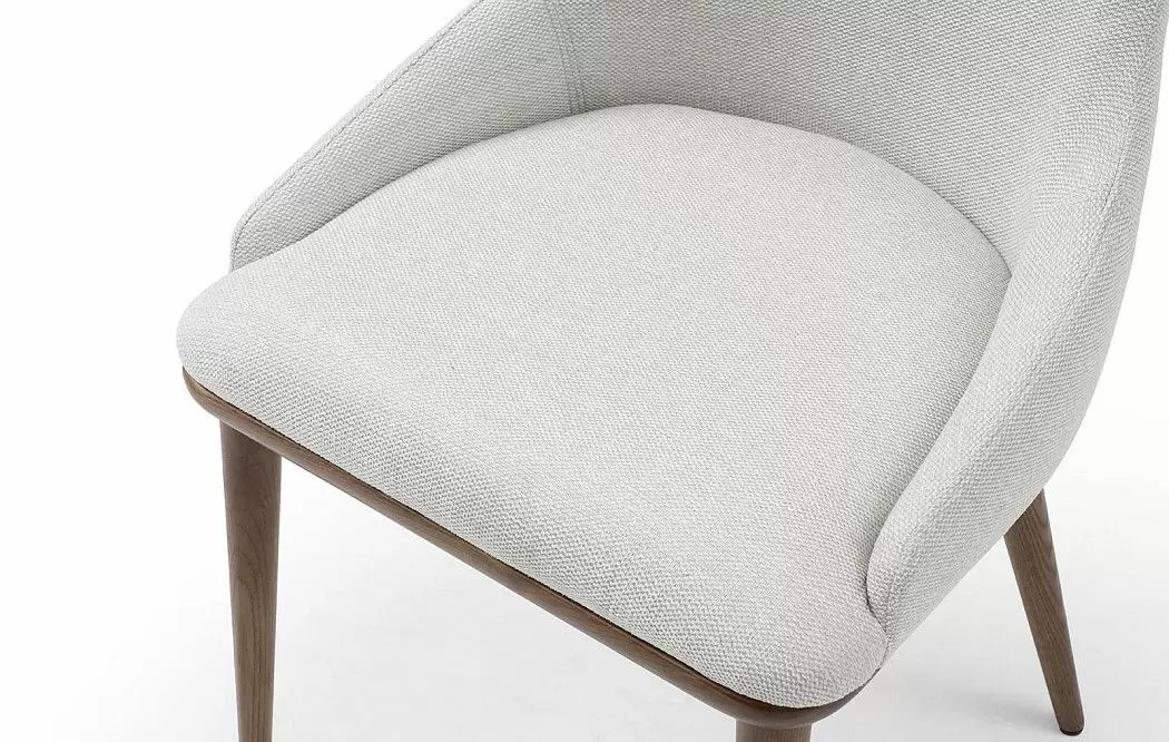 Стул Augusta, кремовый/орех - фото 9