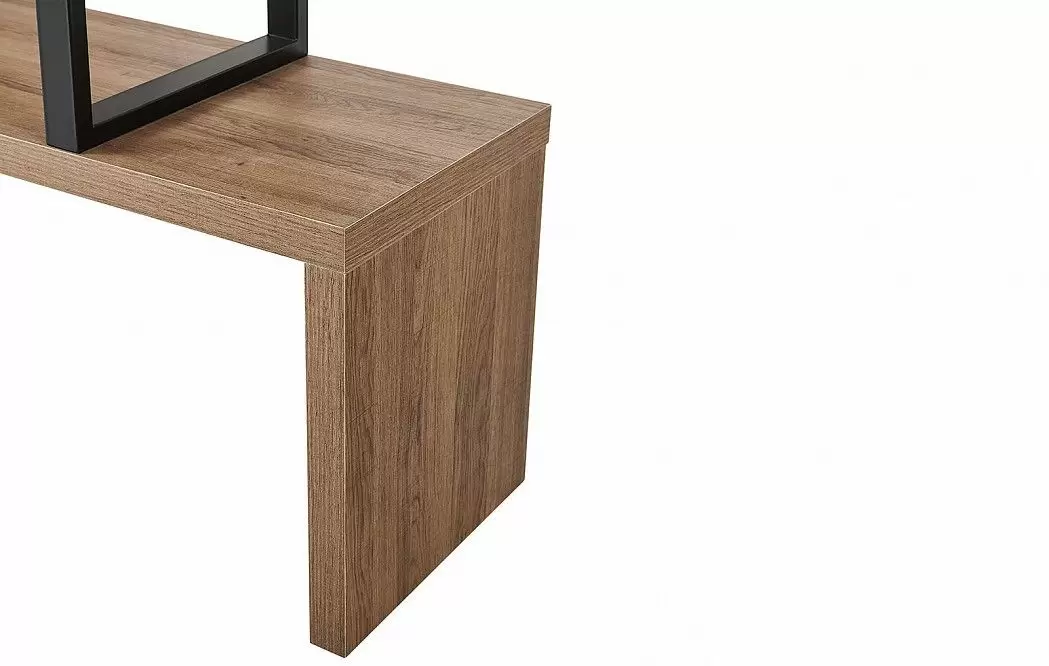 Стеллаж Dickens, орех/черный - фото 7