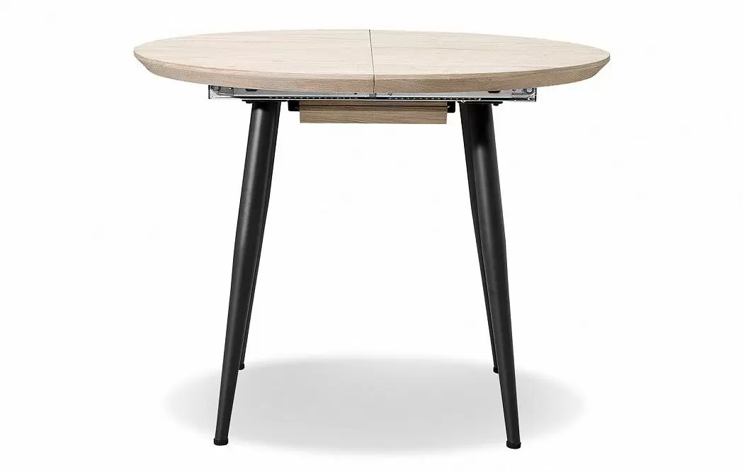 Стол раскладной Leticia 100-130, дуб/черный - фото 7