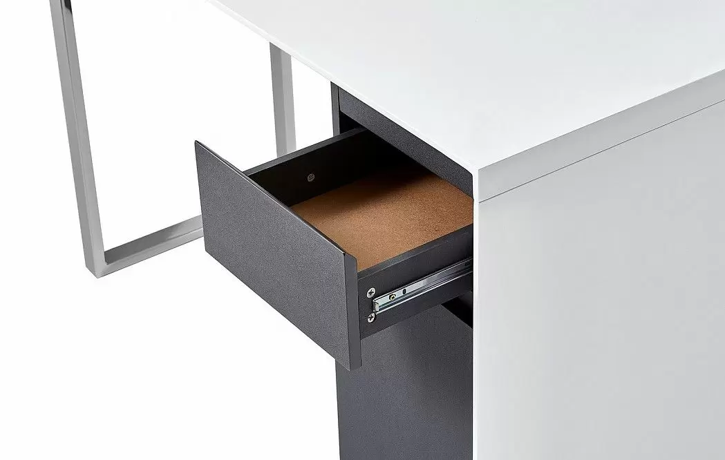 Стол письменный Kepler, белый/серый - фото 6