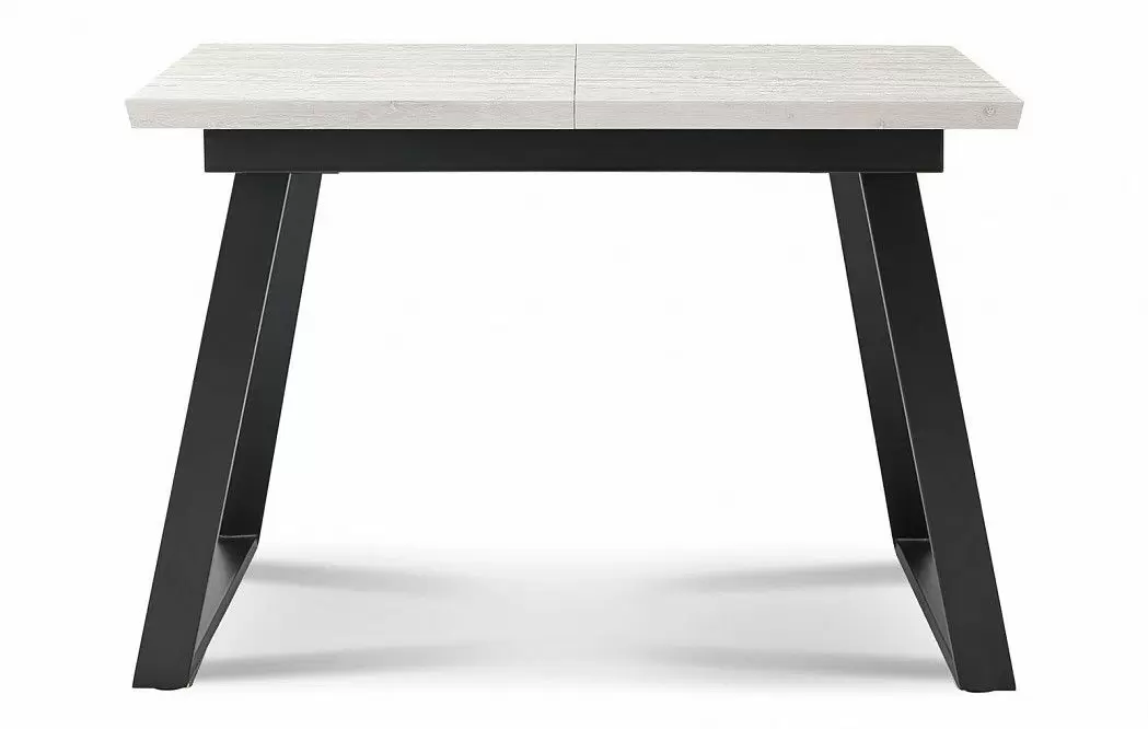 Стол раскладной Denver 110-150, светлый дуб/черный - фото 4
