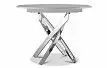 Стол раскладной Charly 100-129, белый/хром
