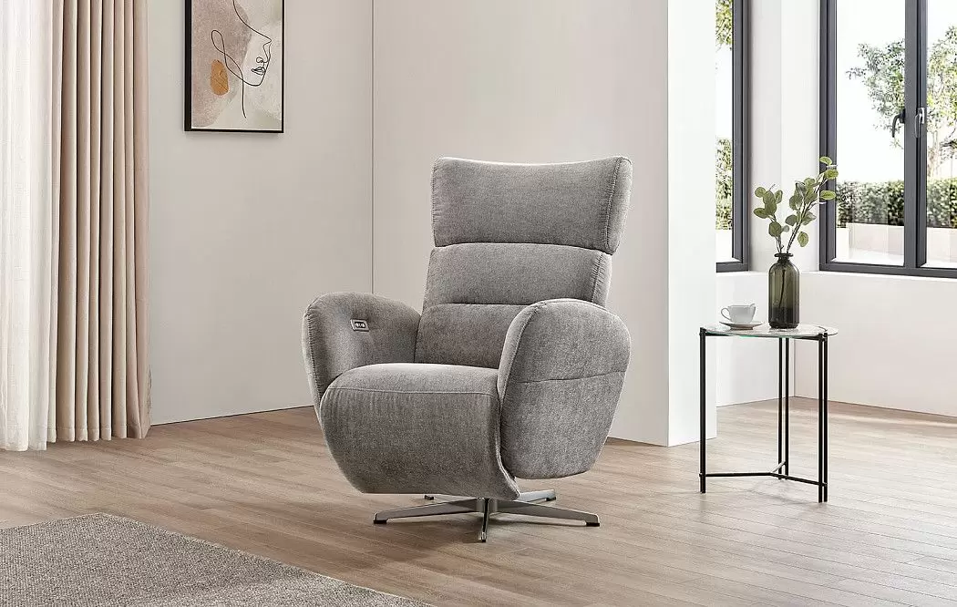 Кресло-реклайнер Star, серый - фото 14