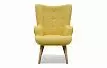 Кресло Hygge, желтый/натуральный