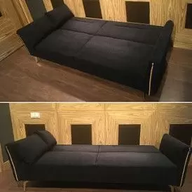 Диван-кровать Liverpool, коричневый/золото