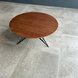 Стол журнальный Elegance (70), орех/черный