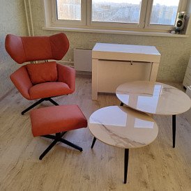 Стол раскладной Claus, белый