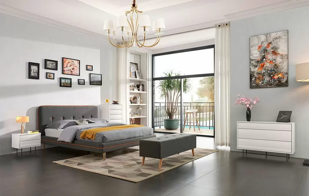 Кровать Madeira, серо-коричневый - фото 13