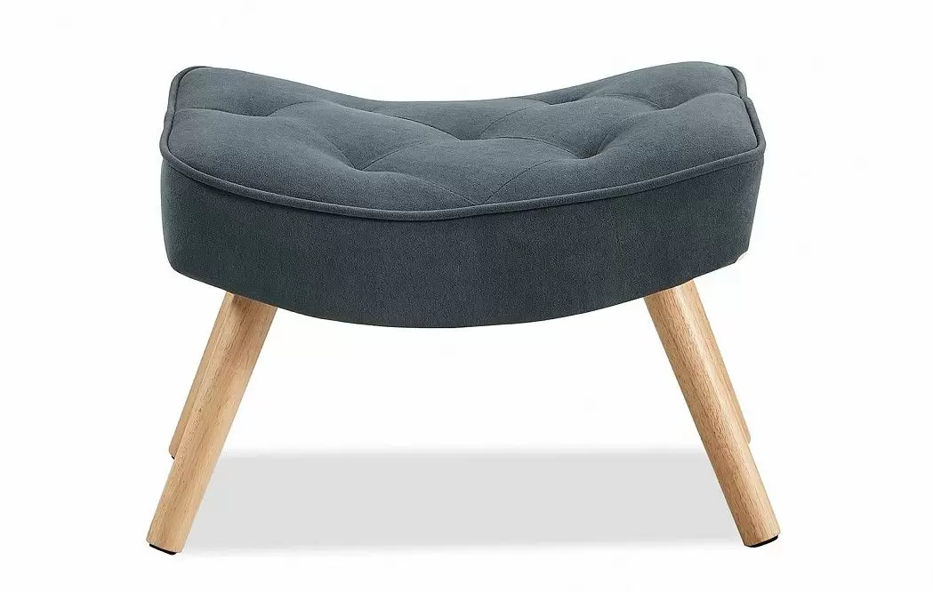 Кресло и оттоманка Hygge, графит/натуральный - фото 14