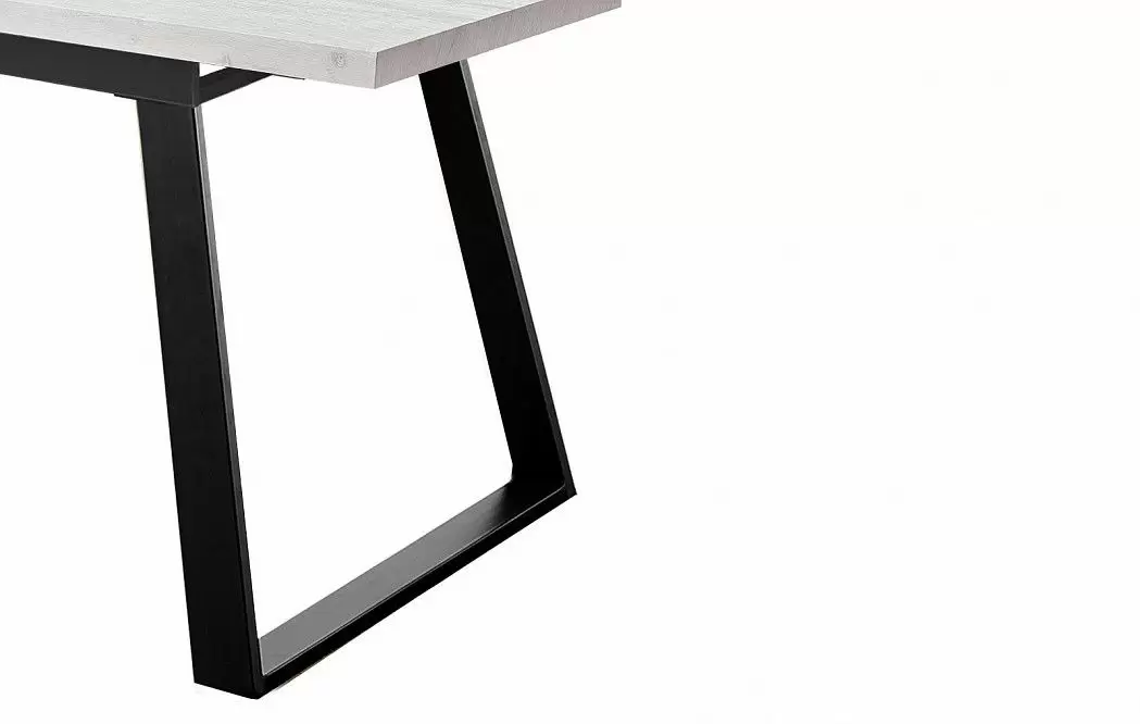 Стол раскладной Denver 110-150, светлый дуб/черный - фото 10