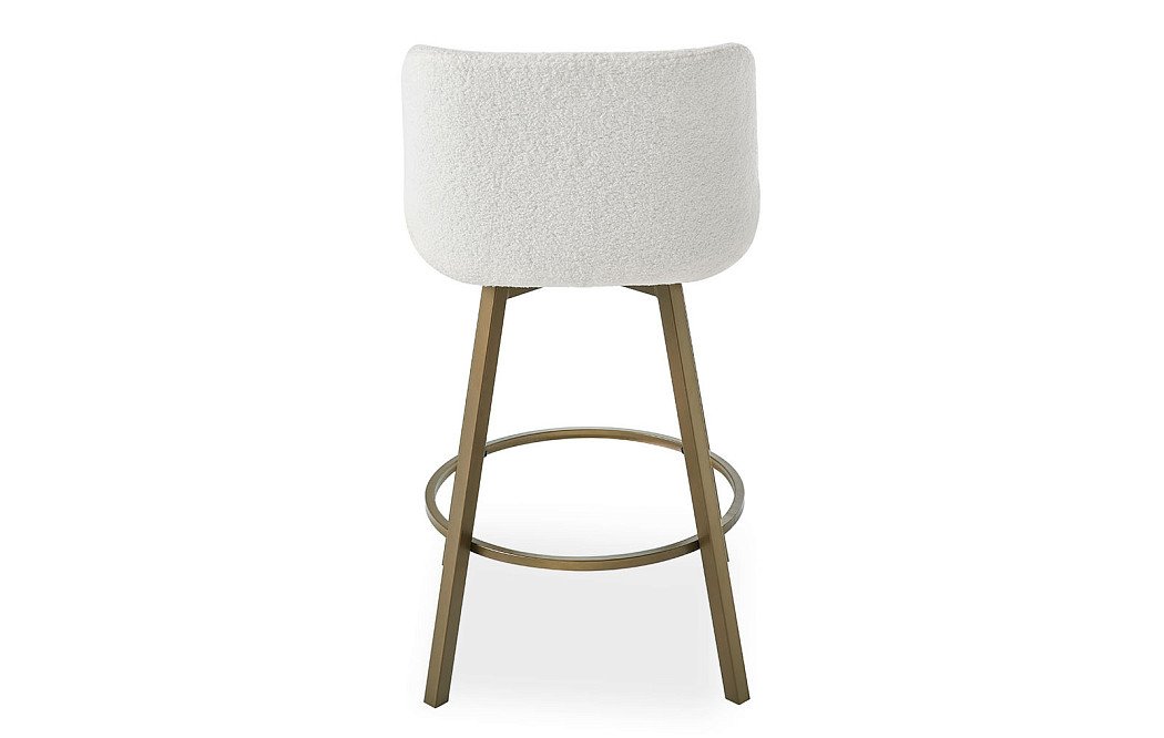Стул барный Jasmin (76), кремовый/медь - фото 8