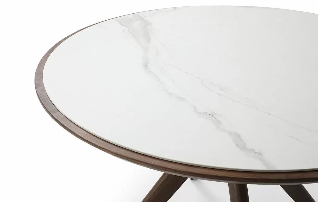 Стол Tango 120, светлая керамика/орех - фото 12