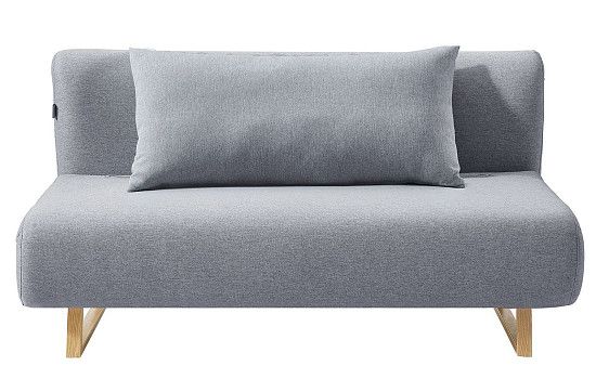 Диван-кровать Rosy 3-х местный, серый/без принта