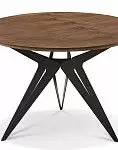 Стол журнальный Elegance (70), орех/черный