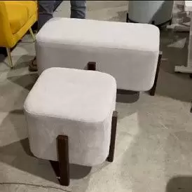 Банкетка Emmy (80), серый/орех