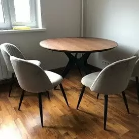 Стул Angela, темно-синий/черный