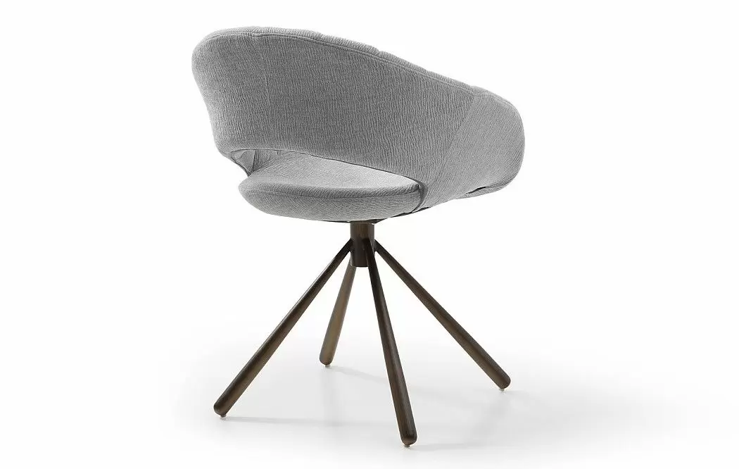 Стол Donna + 4 стула Alessa серый - фото 11