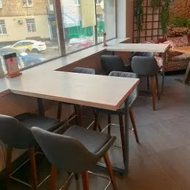 Стул полубарный Joan (65), темно-синий