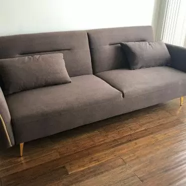 Диван-кровать Liverpool, коричневый/золото